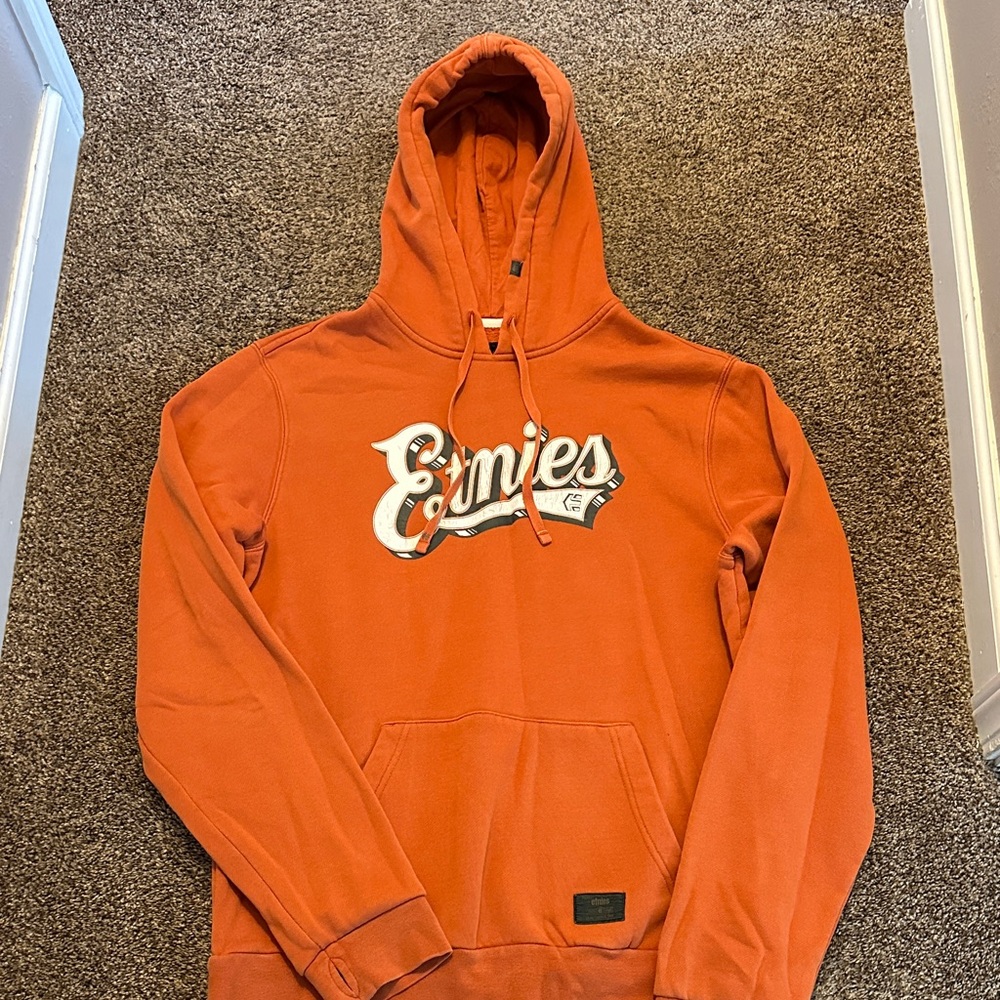 Etnies Men's Bold Orange Hoodie
